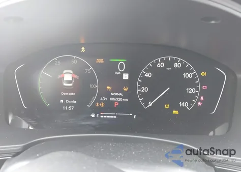 2025 Honda Civic Hybrid Sport/Sport Touring z USA, uszkodzony, nr VIN 2HGFE4F84SH335018